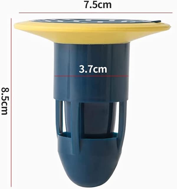 4 dusjgulvsluk deodoranttilkoblinger, gummi deodorantdusj