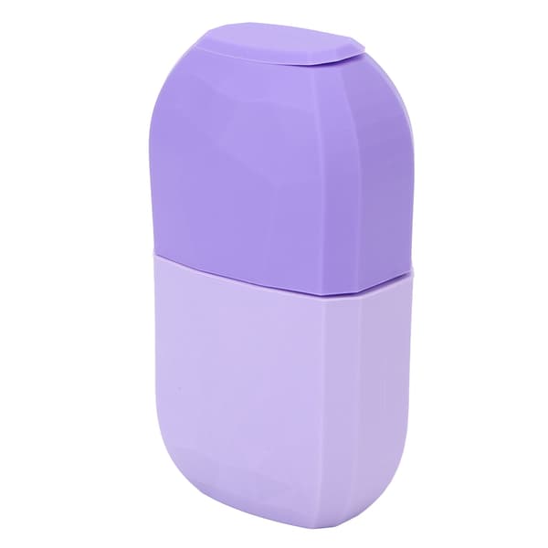 Silikon Ice Face Roller Forhindrer rynker Lysere ansikts skjønnhetsisroller for kvinner Lilla