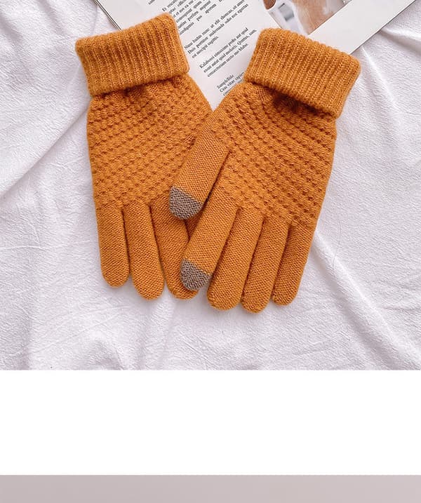 1 par vinterhansker, unisex vindtette varme hansker