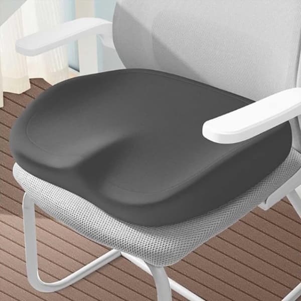 Ergonomisk siddepude i memoryskum - Smertelindring for haleben og iskias, behagelig til kontorstol, bil, hjem