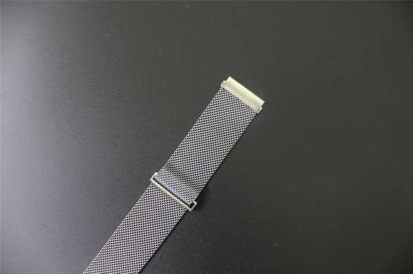 12 mm mesh-urrem i rustfrit stål med hurtigudløsning til mænd og kvinder