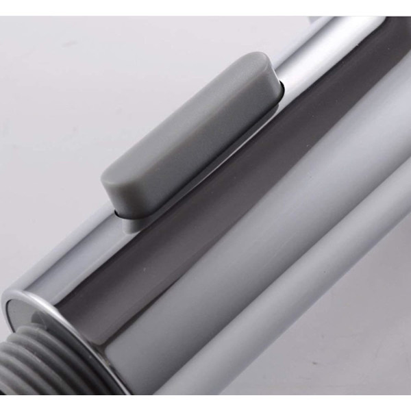 Pull-Out Sprayer for Kitchen Faucet, 2 Functions G1/2 Chrome Kitchen Faucet Sprayer, Foldable Kitchen Faucet Flow Pause