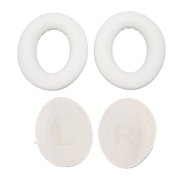 Headset Ear Pads Soft Noise Isolation Replacement Wireless Headphone Ear Cushions for QuietComfort45 White