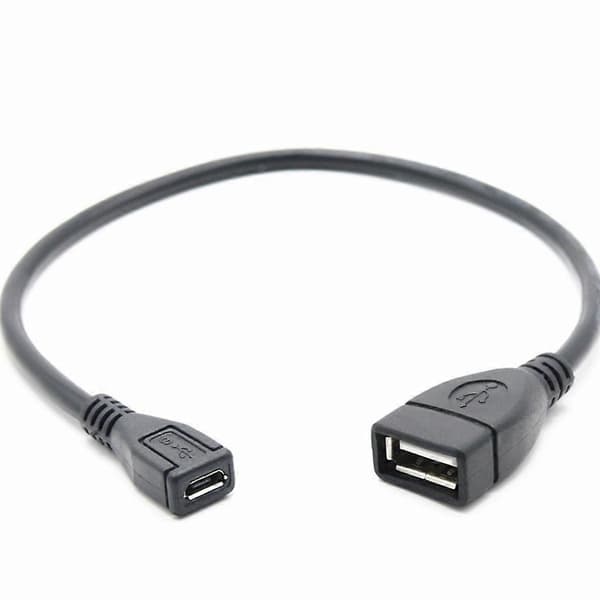 USB 2.0 Hunn til Micro USB Hunn Kabel Dataoverføringskonverter for Telefon_tfrf