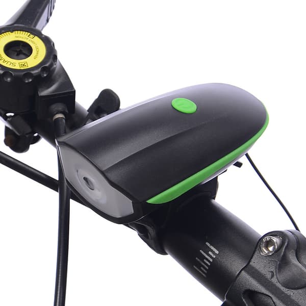 Sykkellykt 7588 Hornlampe Frontlykt USB-lading MTB Vanntett