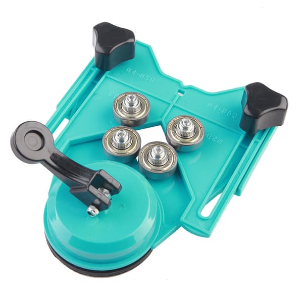 Flisehullsøker Hullsagguide Justerbar 4mm til 83mm Sugekopp Base Lokalisator for Marmor