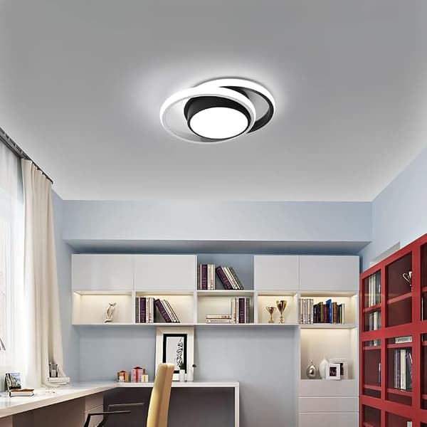 Runde LED-loftlamper, moderne loftslampearmatur 32W 2350LM