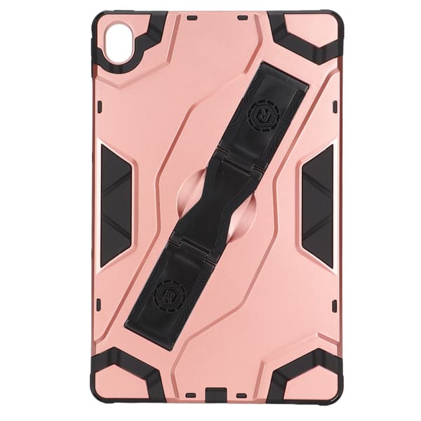 Tablet Case for Lenovo Tab P11 11 inch Ultra-thin Shockproof Protective Case with Shoulder Straps Back Hand Straps Rose Gold
