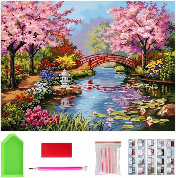 5D Skønhedsdiamantmaling Dekorationssæt 30*40cm 23