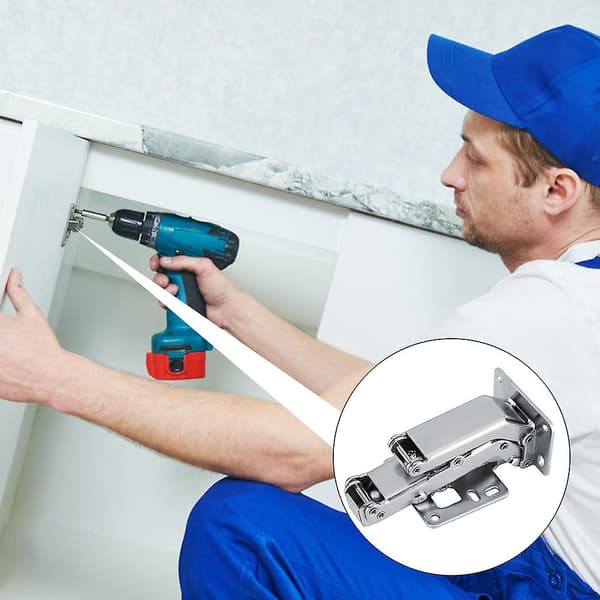 170 Degree Damping Hinge for Cabinet Doors Stable Spring Hinge for Bookcases