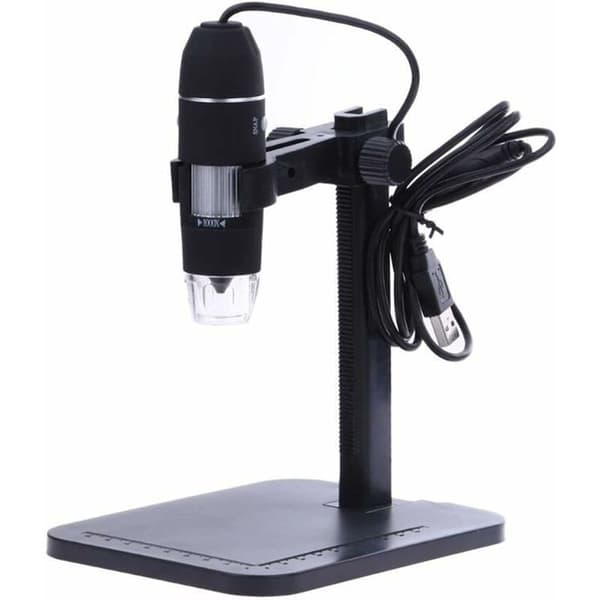 Professional USB Microscope USB Digital Microscope 1000X 8 LED 2MP Camera Magnification Zoom Borescope Electronic Microscope with Lifting Bracket