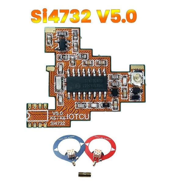 SI4732 V5.0 FPC Modification Module & 2xDonut Antenna for K5 K6 HF Shortwave Full Band/Single Sideband Reception
