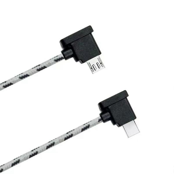 15/30cm Male USB C to USB 5Pin Conversion Cable for Air 2 Remote Control and Tablets Phones Data Cable Braided Wire 0.3m 0.3m