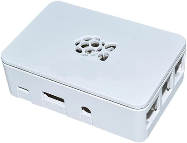 Raspberry 3 2 B+ universell kortfodral skalbox plast (vit) -