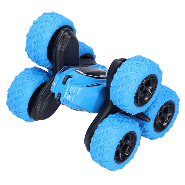 2.4G Remote Control 6-Wheel Car 2 in 1 Double-Sided Rotating Model Car with Lights