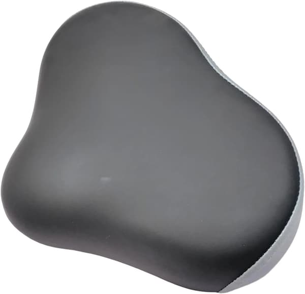 Wide Bike Seat, Replacement Saddle with Padding for Indoor and Outdoor Bikes and Exercise Equipment, Black