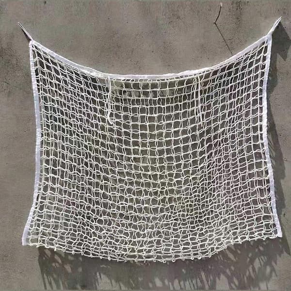 Hay net with small meshes for medium-sized horse, 3x3cm 120x90cm, White