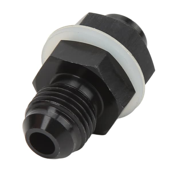 Brændselscellekobling med PTFE-skive sort anodiseret 6061-T6 aluminiumslegeringsforbindelse til de fleste væsker AN6