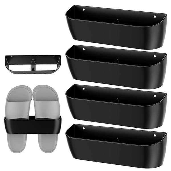 Wall-mounted shoe rack, wall-mounted shoe rack with self-adhesive tape