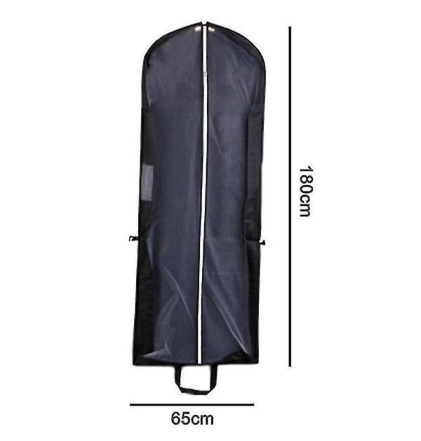 Klädfodral för bröllopsklänningar, klädskydd för långa klänningar, 180 cm