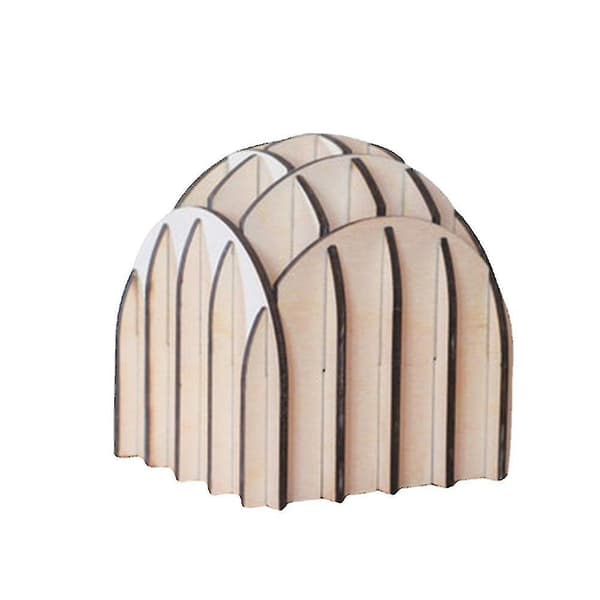 Creative Wooden Pen Holder Pen Storage Organizer Box Ornaments