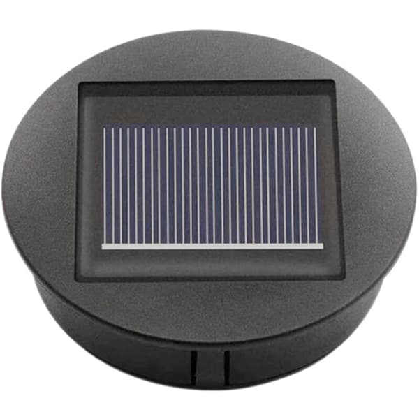 4 stk. LED solcellelamper erstatningstop solcellelygte solpanel drevne lygtelåg lamper til udendørs gangsti gård
