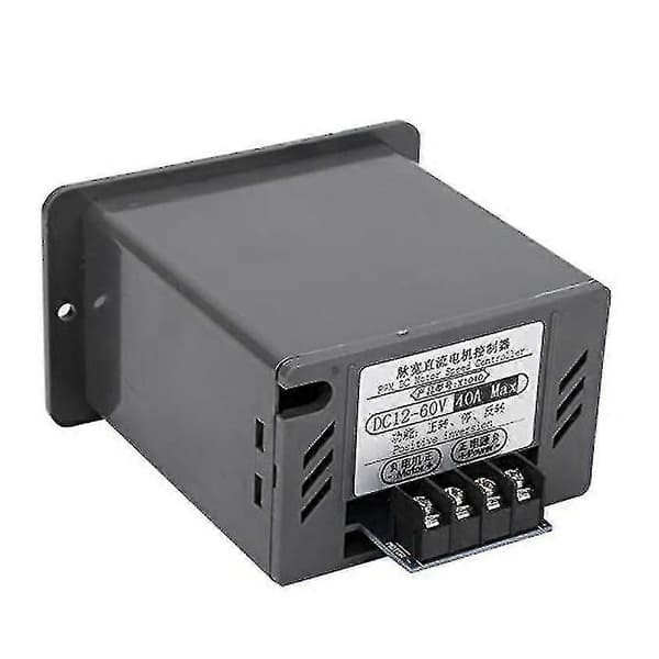 DC 12-60V 40A PWM Børstemotorhastighedsregulator CW CCW Reversibel Switch X1040 til Frem/Tilbage R
