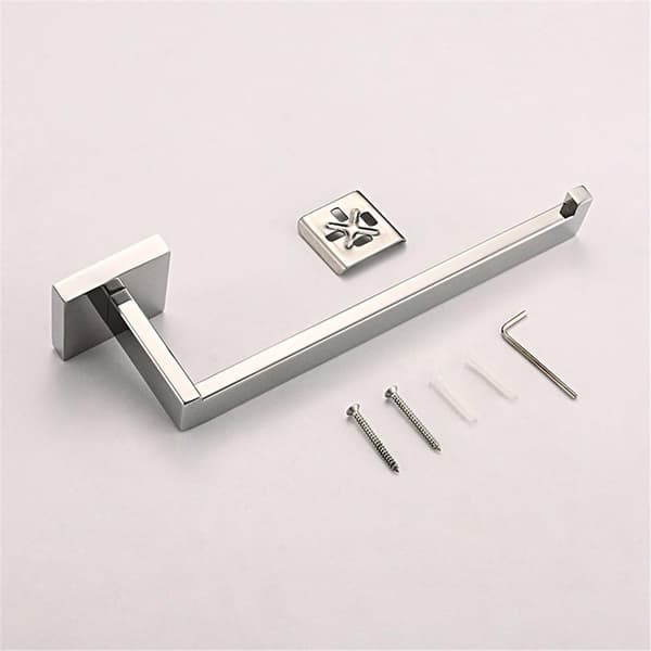 *Håndkleholder 304 Rustfritt Stål Krom Metall Finish Polert Speil*