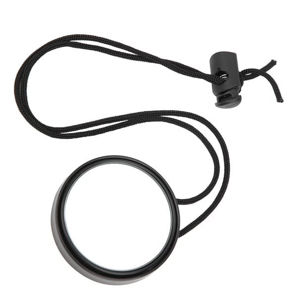 Dive Rearview Mirror 360 Degree Adjustable Rearview Mirror with Lanyard Diving Accessories Black