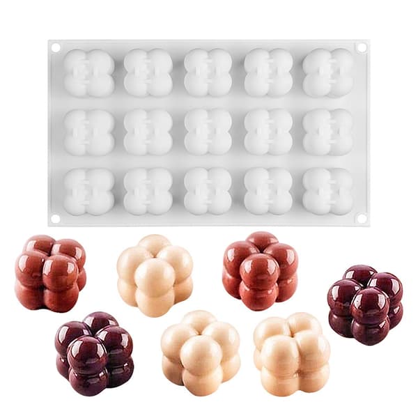 Form Baking Mousse Form 3D Dessertkake Dekorering Mold Bakeverktøy for kjøkken