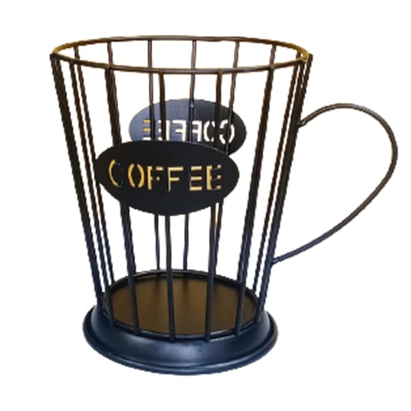 Pod Mugg Form Hollow Metal Wire Espresso Kapsel Organizer