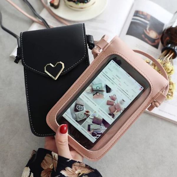 Mobiltelefon taske Touch Screen Telefon tasker SORT black
