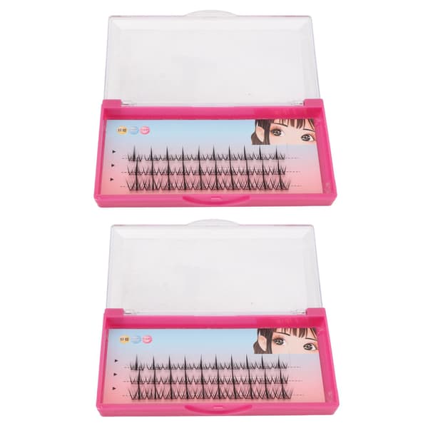 11-13 mm Mixed Individual Eyelashes Soft Flowers DIY Curved Cluster Lash Extensions for Party