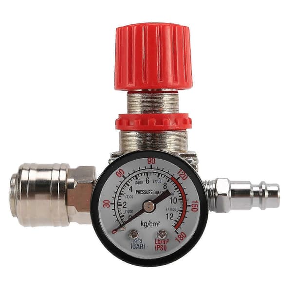 1/4 tomme trykregulator Trykreduktionsventil 3 huller Kontrolventil 1 Udgang 0704