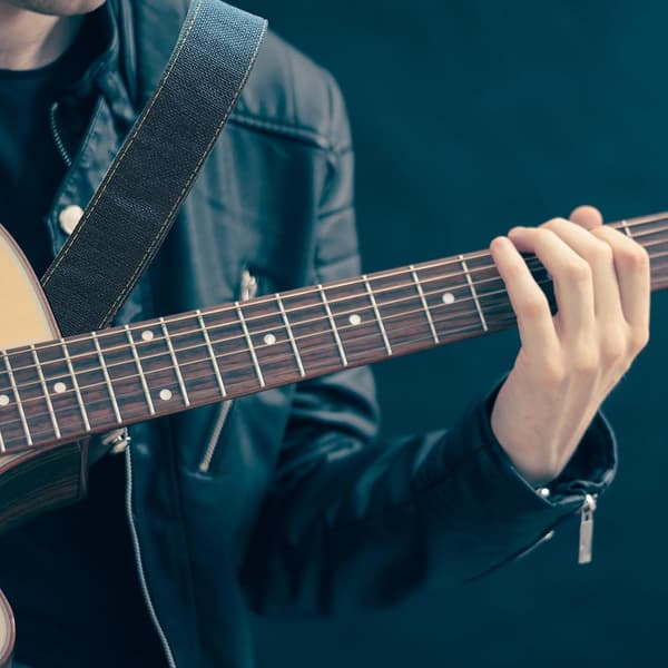 Bomulls- och linnegitarrband: 145 cm justerbart gitarrband Akustiskt gitarr axelband Mandolinband Tillbehör Blå Blue