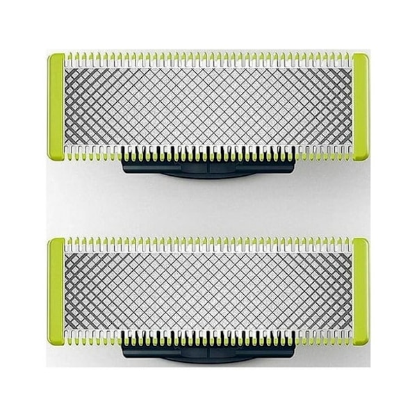 2-pack Kompatibla Philips OneBlade ersättningsblad för män One Blade Pro/QQP/ 2-pack