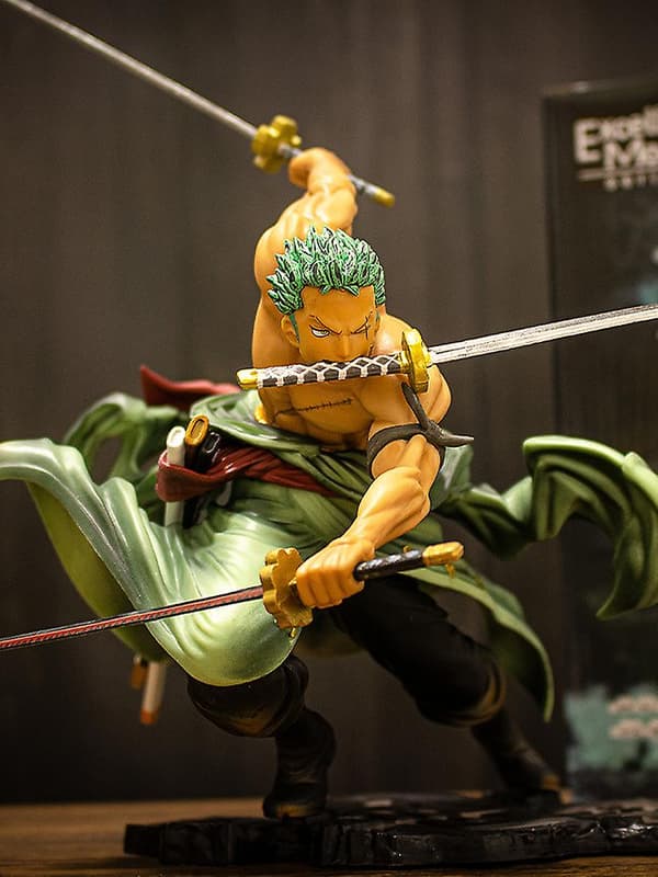 Anime One Piece Figur Roronoa Zoro Actionfigur Samlermodel Legetøj Gave (FMY)