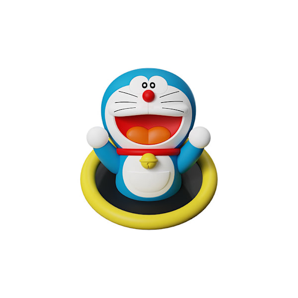 Doraemon (Överkropp) Pass Cirkel Kylskåpsmagnet 3