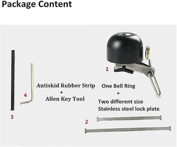 Classic Bicycle Bell for Road Bikes, Mountain Bikes, BMX Bikes