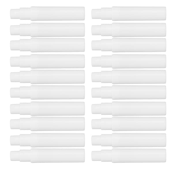 20pcs Miniature Spray Bottle 5ml White ABS Fine Mist Refillable Empty Spray Bottle for Perfume