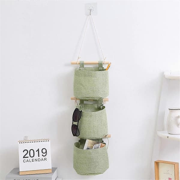 Removable Wardrobe, Free Combination, Foldable, Washable Hanging Storage Bag for Room, Bathroom, Brown