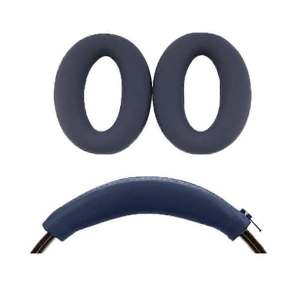 1 sett beskyttende øreputer til Sony WH-XB910N (mørkeblå) dark blue