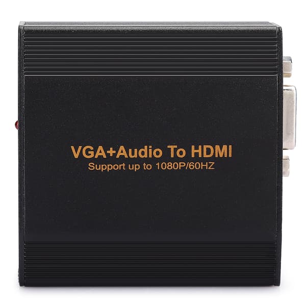 VGA+Audio til HDMI 1080P Bærbar Lydkonverteringsadapterutstyr