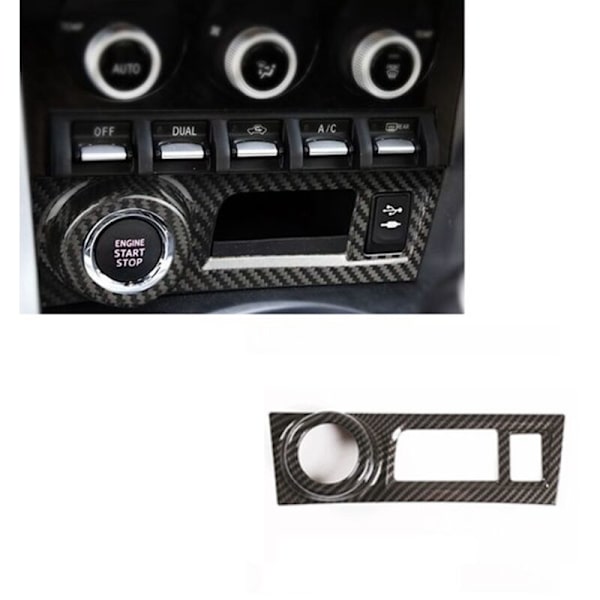 Car Central Ignition Button Frame Trim Sticker for Brz 86 2012-2020