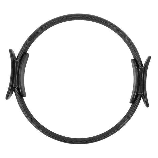 Yoga Ring Training Fitness Double Handle Exercise Circle Home Workout Equipment Black
