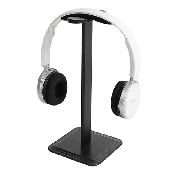 Sort Hovedtelefonstativ Hovedtelefonholder Headsetstativ Stativ til Hovedtelefoner