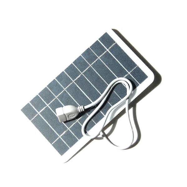 5V Højeffekt USB Solpanel Udendørs Vandtæt Vandring Camping Bærbare Celler Batteri Solcelleoplader til