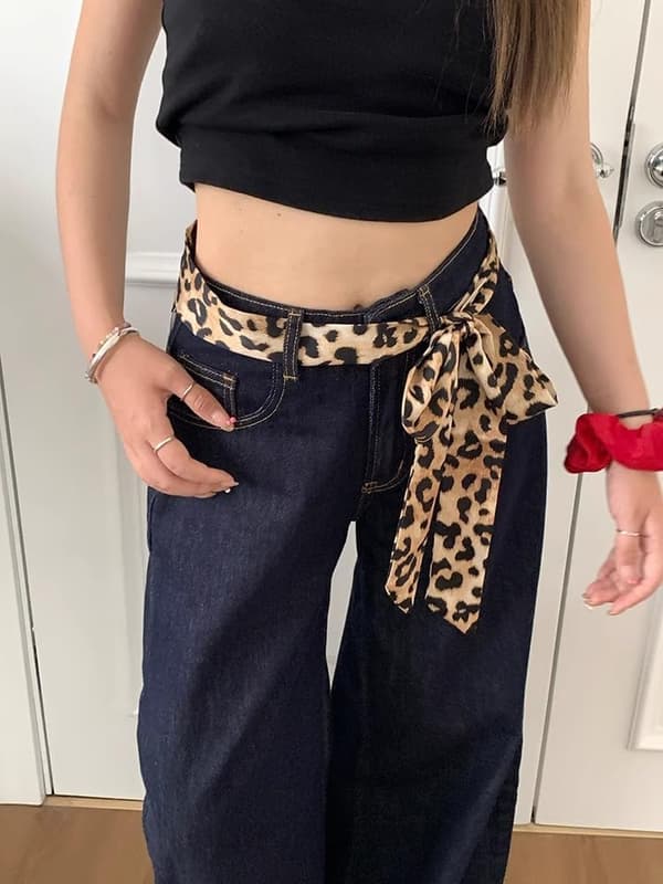 Solid Long Scarf Pure Slim Scarf Tie Handbag Wrap Handle Satin Belt