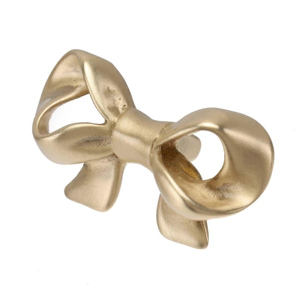 1 pc Brass Handle Practical Rosette Shaped Cabinet Handle for Home (Golden)