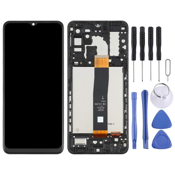 KOMPATIBEL LCD-skärm för Samsung Galaxy A32 5G SM-A326B Digitizer komplett enhet med ram Ej specificerad Not Specified